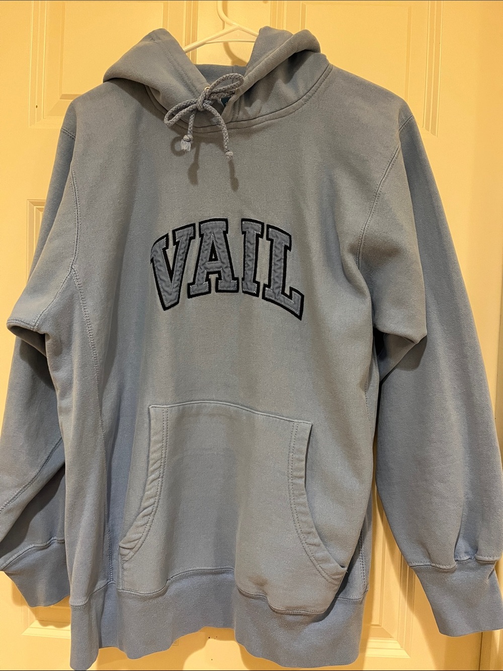 Vail Light Blue Hoodie Sweatshirt